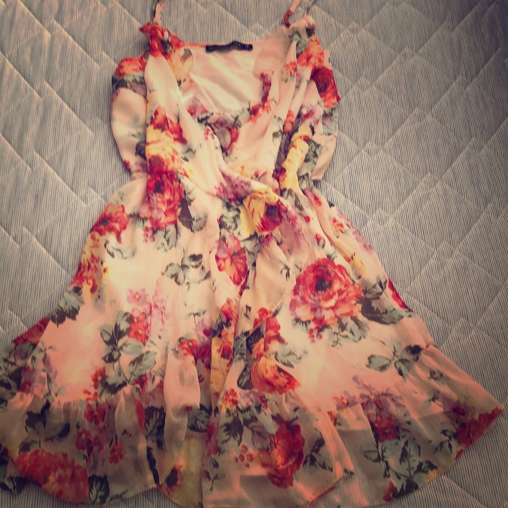 “Flowery sun dress”